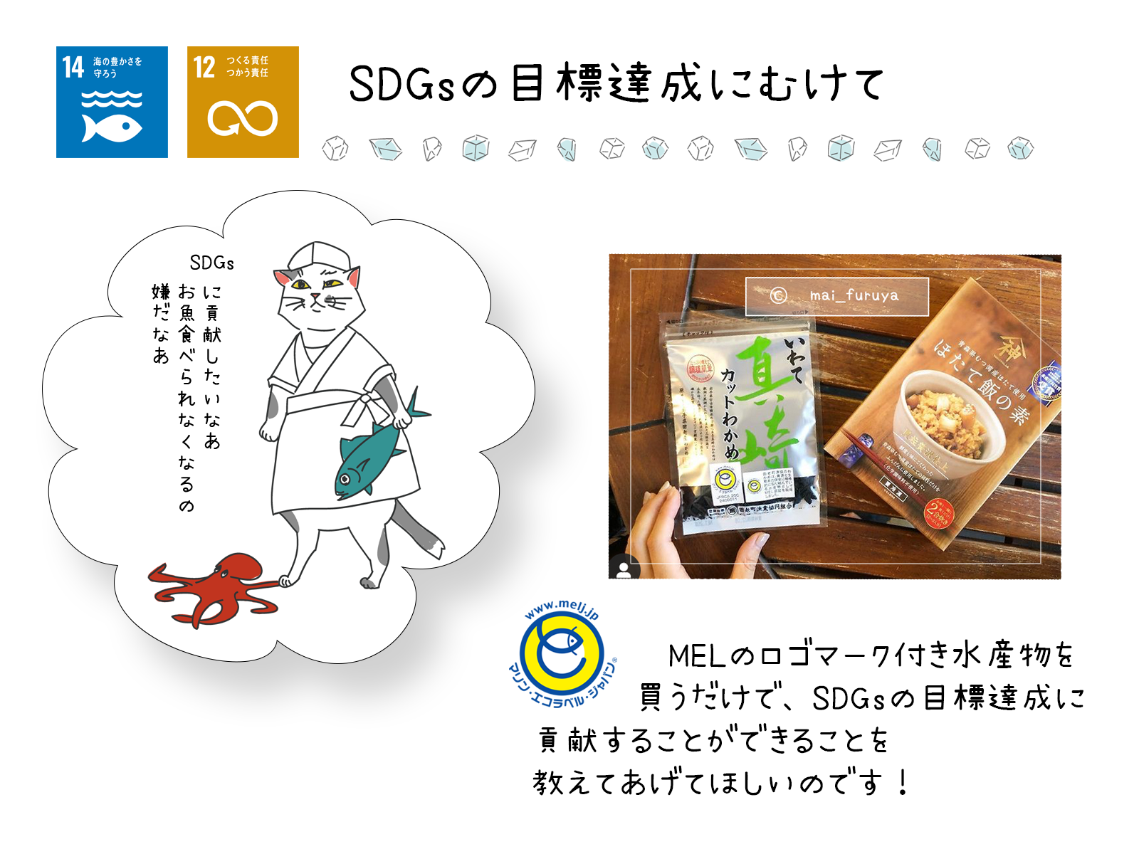 Mel Label はじめまして!MEL(メル)です! | 未来につなげよう海と魚と魚食文化|MEL Marine Eco-Label Japan